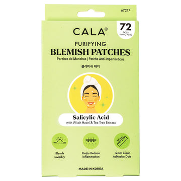 CALA PURIFYING BLEMISH PATCHES SALICYLIC ACID 72 POINTS